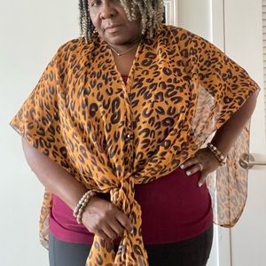 Animal Print Cover Up